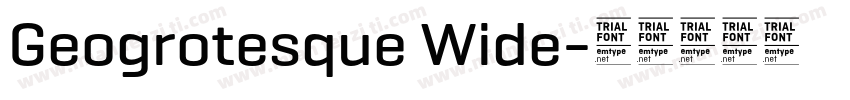 Geogrotesque Wide字体转换